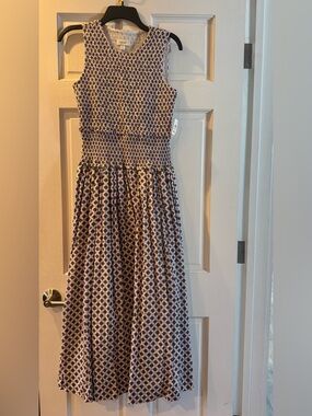 Macy’s ON 34 Sleeveless Smocked Maxi Dress NWT Small